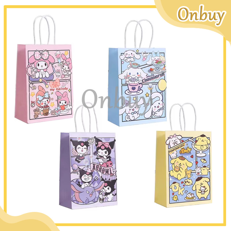 

Sanrio Tas KertasTas Hadiah Snack Anak Tas Hampers Kado Motif Kartun Lucu
