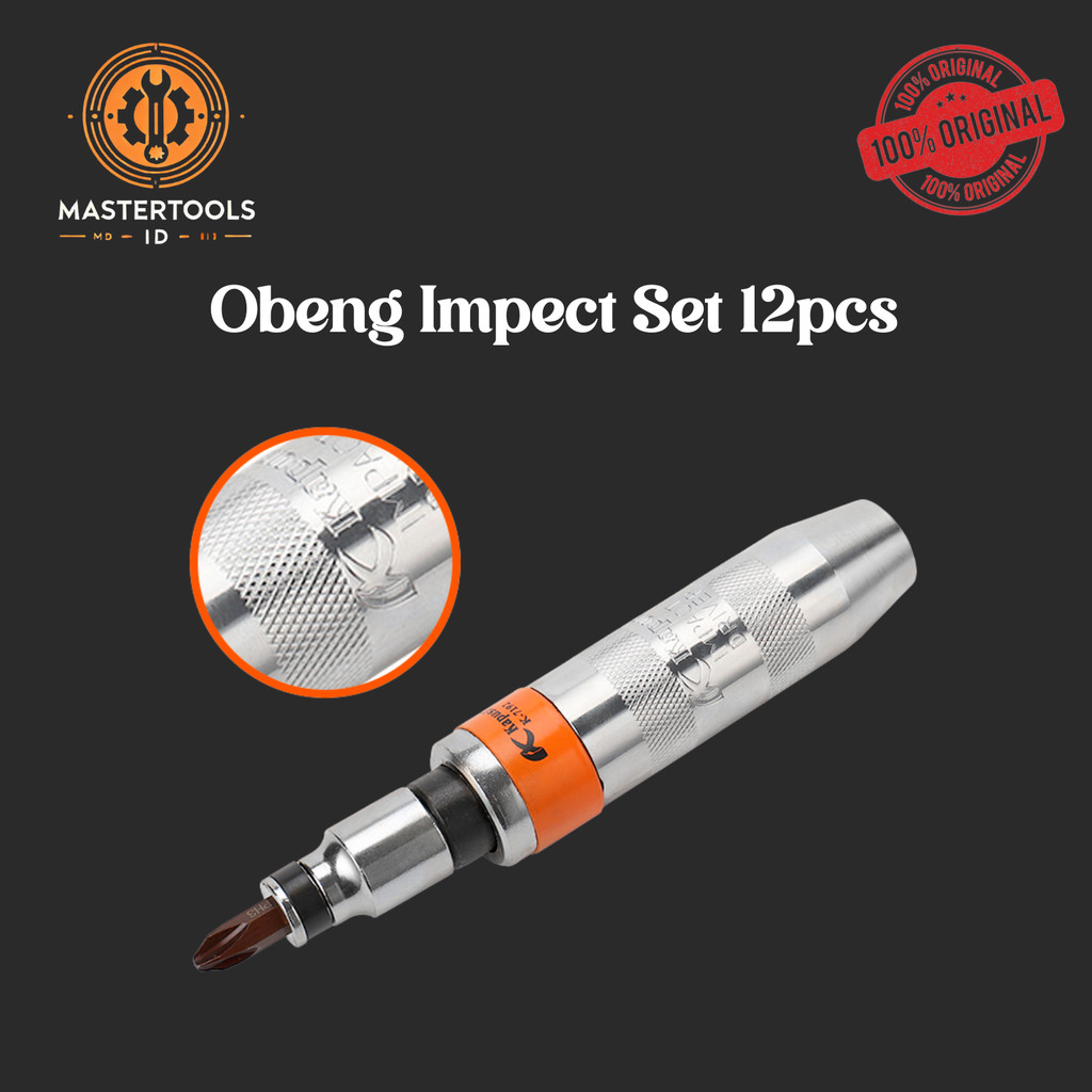 Kapusi Obeng Impact 12pcs