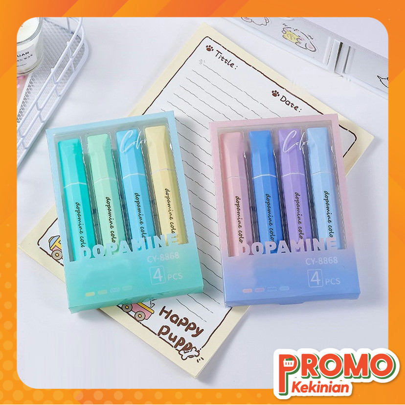 

Promo Kekinian - S6588 Stabilo Soft Color 4 Pcs / Highlighter Warna Pastel Lembut