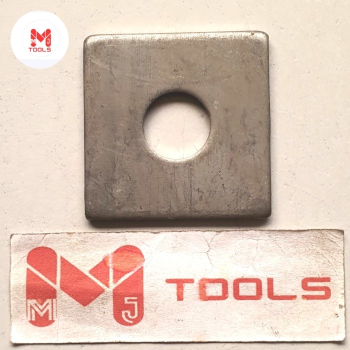 Ring Plat Segi Empat 1/2" (harga satuan) - Ring Plat Tempe - Ring Plat Long Bolt - Ring Plat Baut Ka