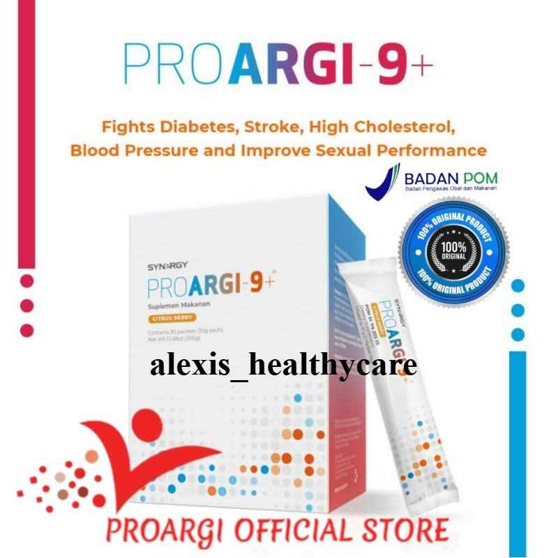 PROARGI SYNERGY 9+, Obat Pembuluh Darah Terbaik, Obat Jantung Tercepat Dan Terpercaya,  Proargi 9 Pl