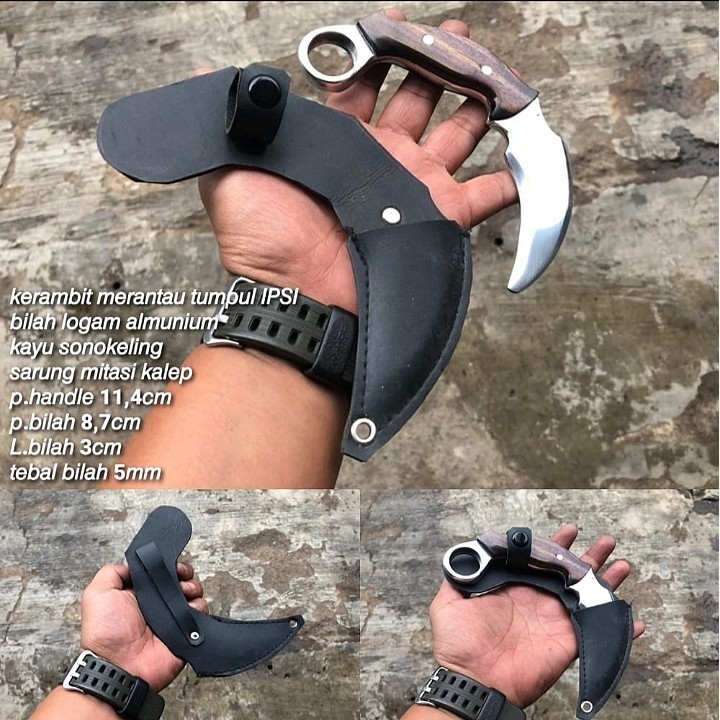 karambit DRL IPS tumpul silat