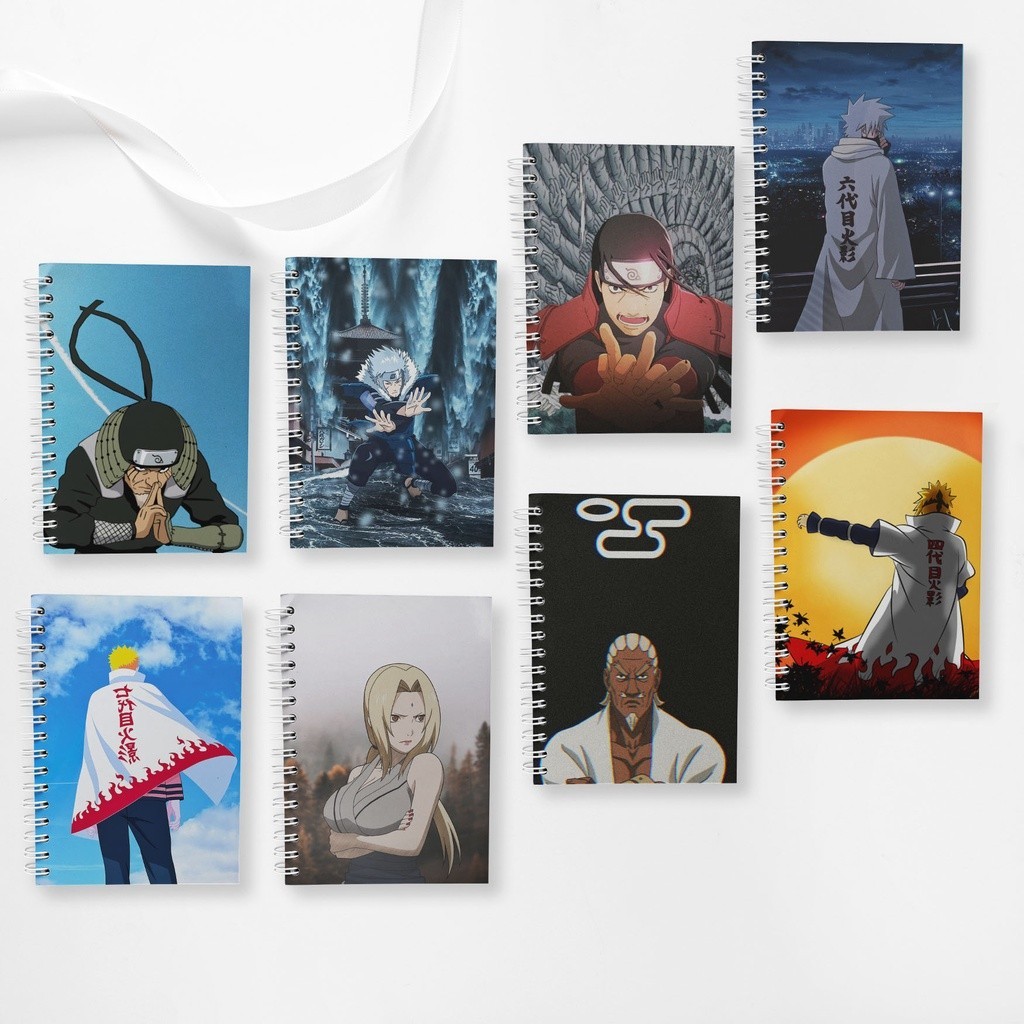 

Note Book Spiral Large (10 cm X 14 cm) Edisi Hokage Naruto / Notebook A6 Custom / Seminar Kit Surabaya
