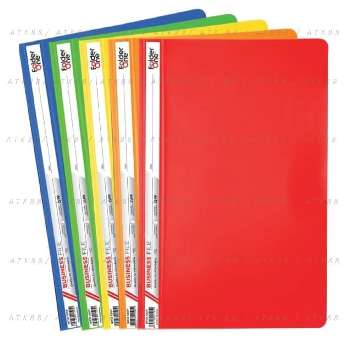 

BUSINESS FILE A4 FOLDER ONE - Merah