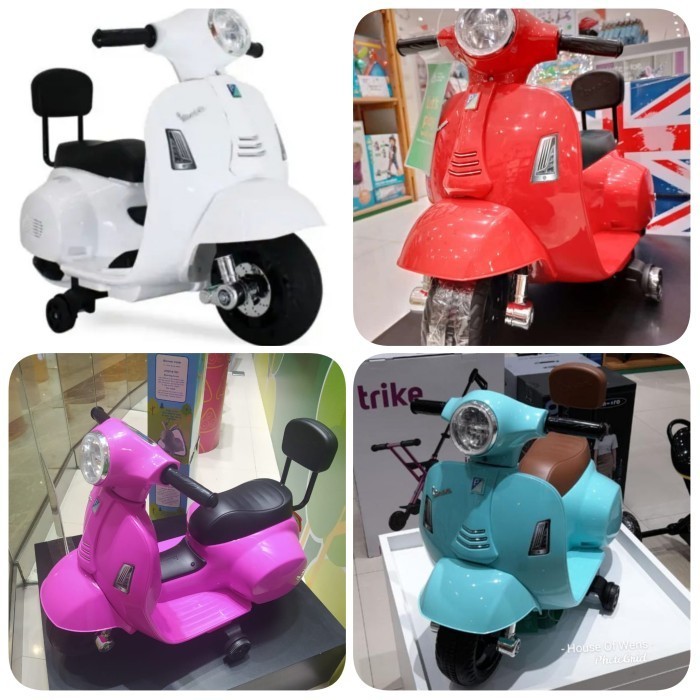 VESPA MOTOR ANAK ELC - MAINAN VESPA MOTOR ANAK PMB ORIGINAL
