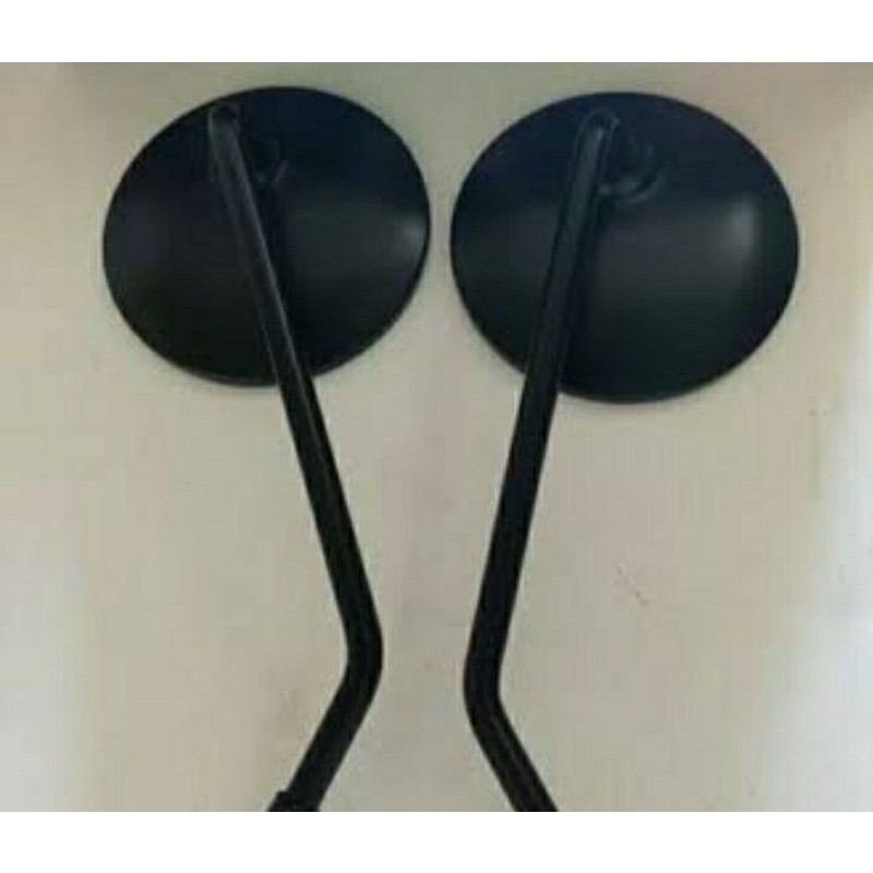 PROMO DISKON Spion Bulat Retro Classic Hitam Panjang Spion Japstyle Hitam