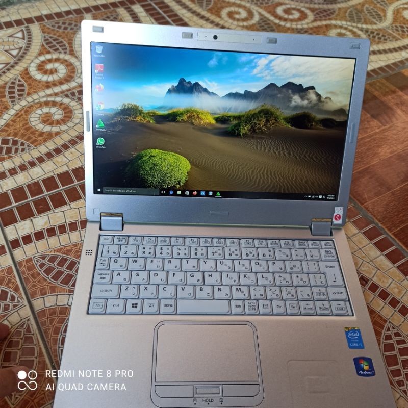 Laptop Notebook Ultrabook Toughbook Panasonic CF-MX3 Core I5 gen 4 FullHD Ips 1080p Mulus Awet