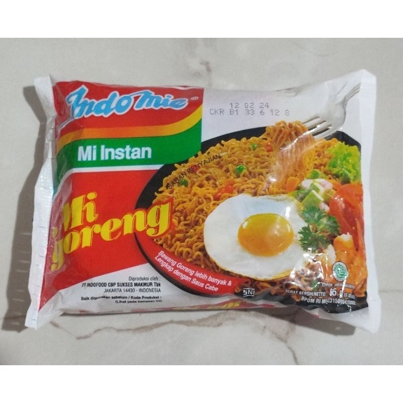 

Indomie Mie GORENG 1 Pcs