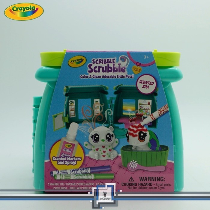 

Crayola Scribble Scrubbie Color & Clean Little Pets Scented Spa Tie Dye