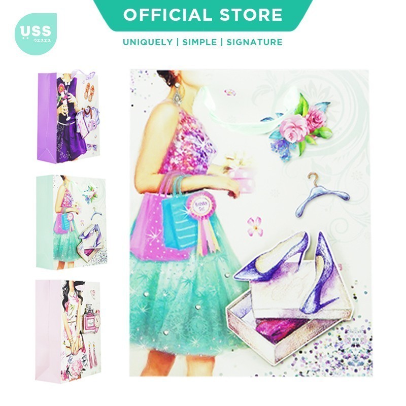 

USS Paper Bag Wanita Motif Unik Ukuran Medium 8348 PROMO