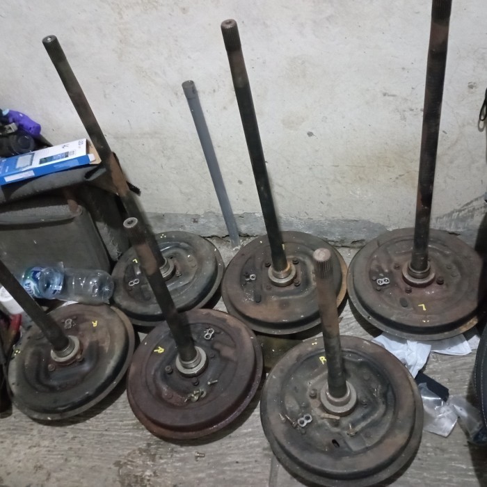 As Roda Belakang Jimny Katana Original Copotan Pendek Lengkap Teromol