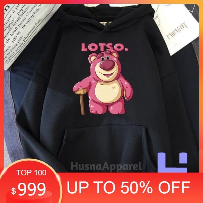 JAKET HOODIE ANAK LOTSO TOY STORY - Hitam, M
