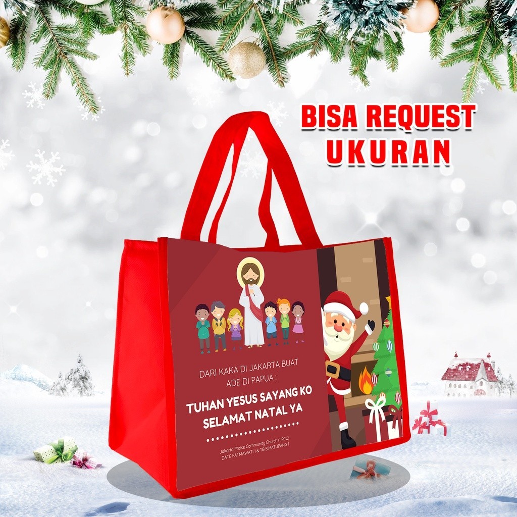 

Tas Souvenir Natal dan Tahun Baru / Bingkisan Natal