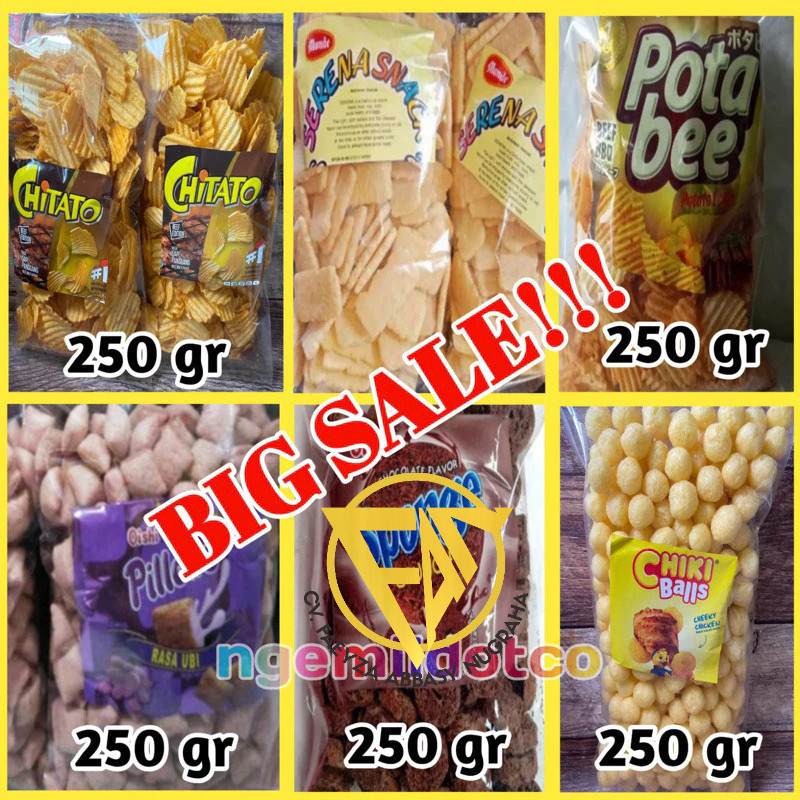 

[PROMO] SNACK KILOAN SERBA 250GR BRAND ORIGINAL / PUSAT CEMILAN MURAH