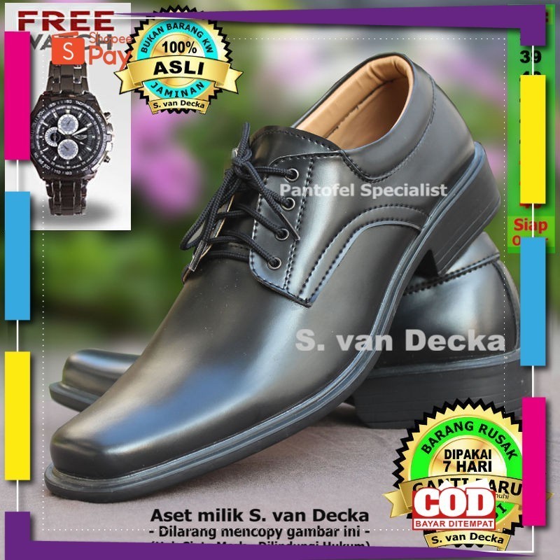 UKURAN SIZE 37 38 39 40 41 42 43 44 45 / Sepatu Pantofel Pria Pantofel Hitam Pria Sepatu Pantopel Fa