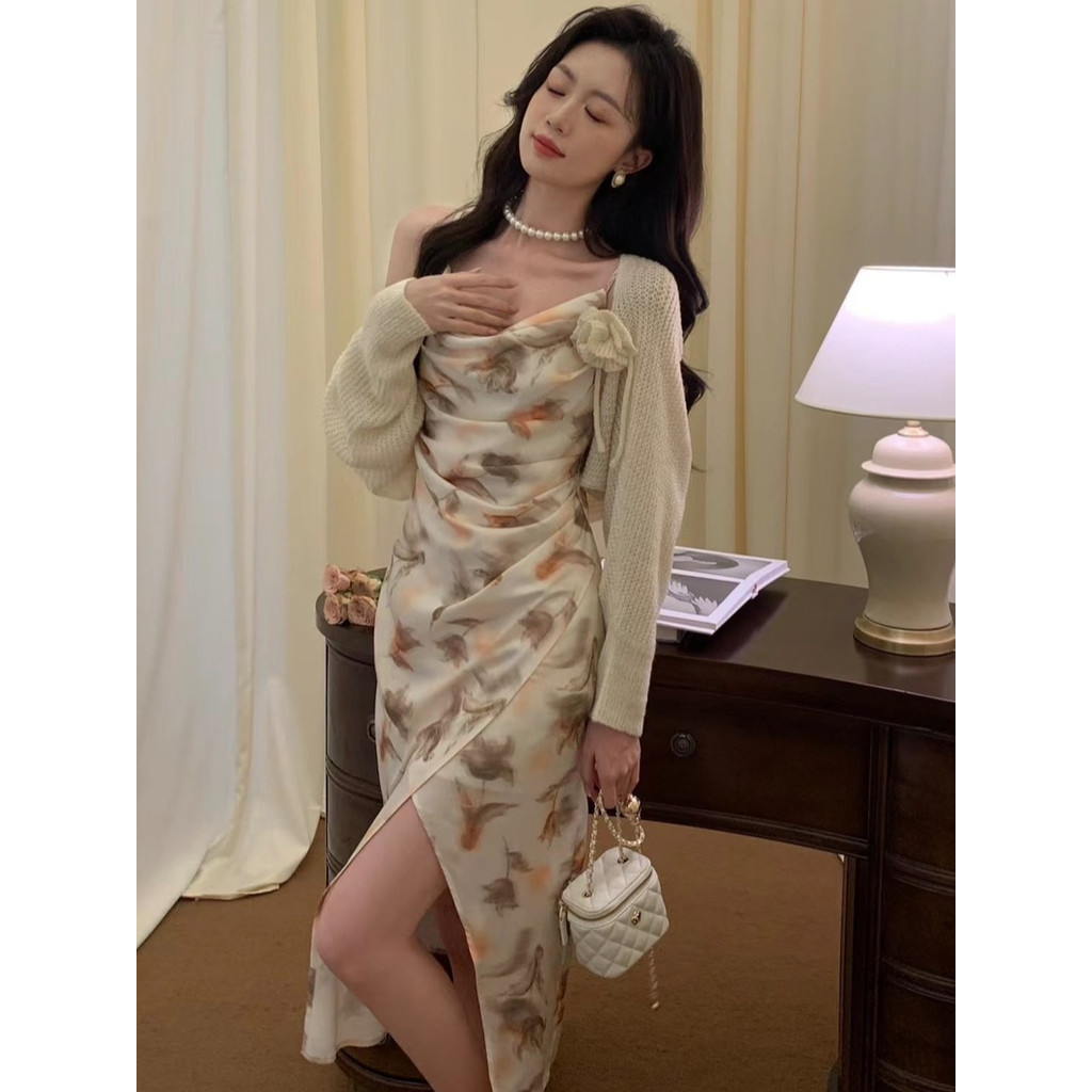 new korean style dress pantai krem wanita baju midi dress summer beach dres ketat sexy bodycon dress