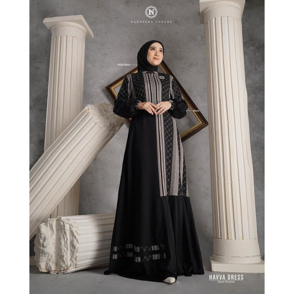 BIG SALE READY GAMIS HAVVA BY NADHEERA LUXURY TERBARU 2024