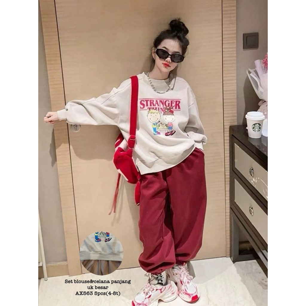 Set Blouse & Celana Panjang AX563