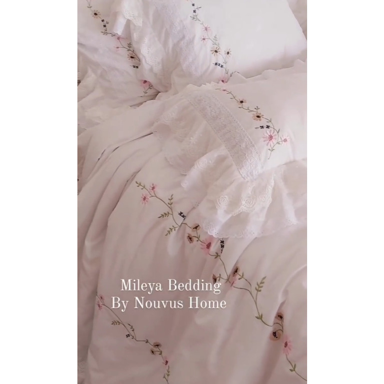 SPREI CANTIK SPREI BORDIR SPREI UNIK ESTETIK