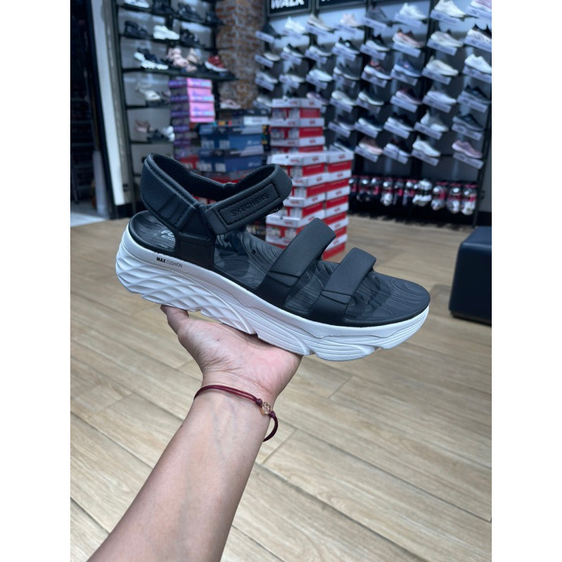 SANDAL SKECHERS WOMAN MAX CUSHIONING ORIGINAL STORE SANDAL SKECHERS CEWEK WANITA