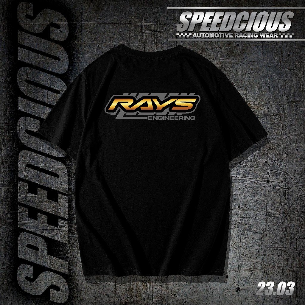 Kaos Velg LOGO RAYS ENGINEERING Racing Baju Mobil Modifikasi Speedcious Automotive Racing Wear 03