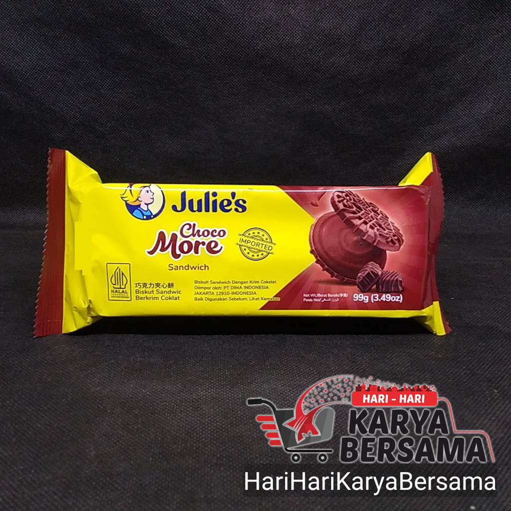 

BISKUIT JULIE'S CHOCO MORE SANDWICH 99GR