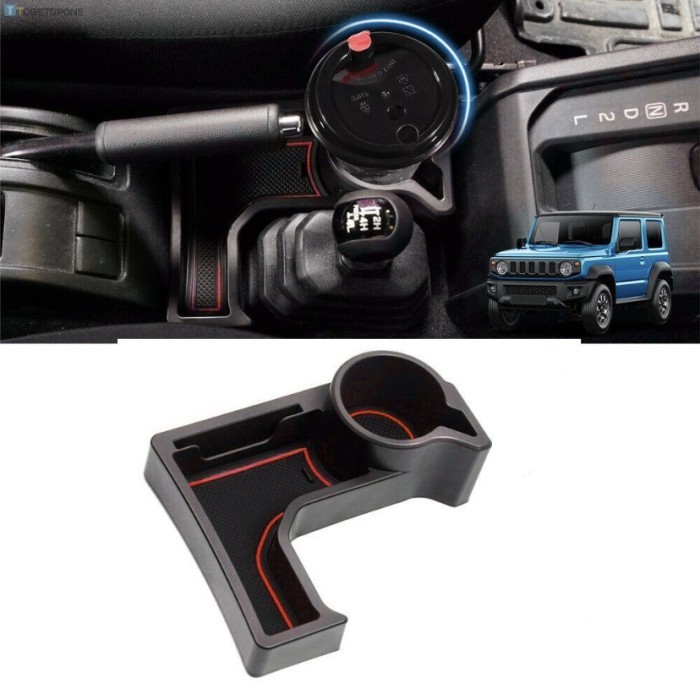 ✨BISA COD✨ -Console Storage Center Cup Holder Suzuki Jimny 2018 - 2020 - Putih