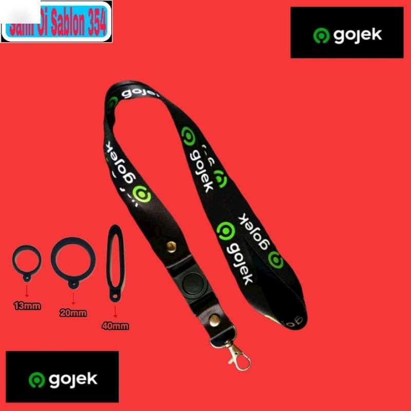 

TALI LANYARD(Gojek)GANTUNGAN KUNCI GANTUNGAN ID CARD gantungan hp murah COD
