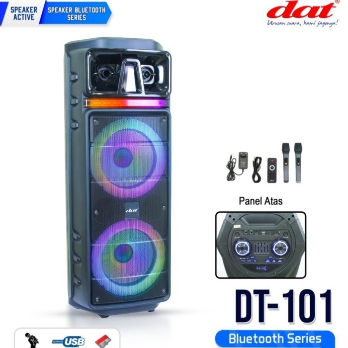 SPEAKER PORTABLE WIRELESS DAT DT 101 /  DT101 10 INCH DAT ORIGINAL