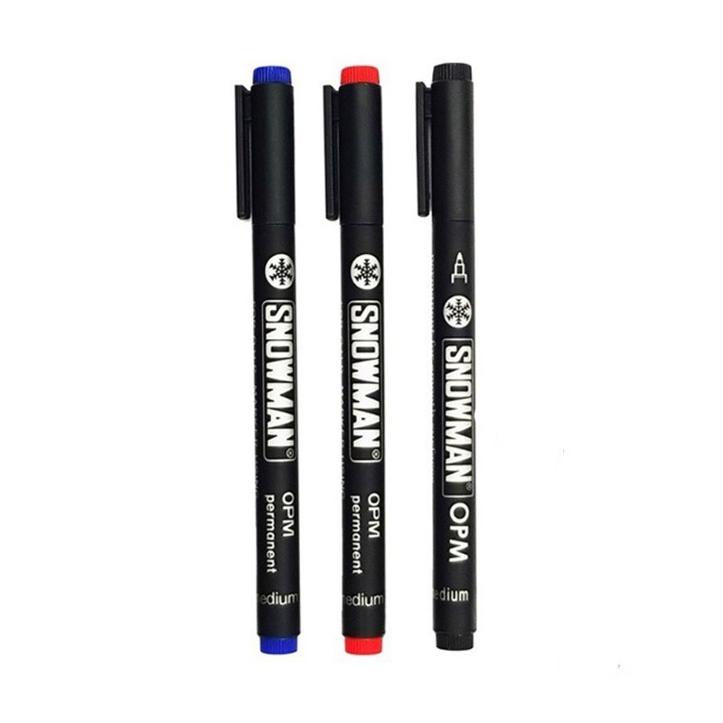 

SPIDOL PERMANENT MARKER - SNOWMAN OHP OPF (FINE) / OPM (MEDIUM)
