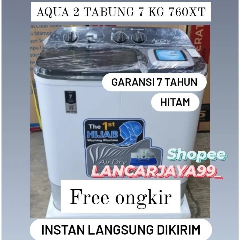 MESIN CUCI AQUA 2 TABUNG 7 KG 8 KG