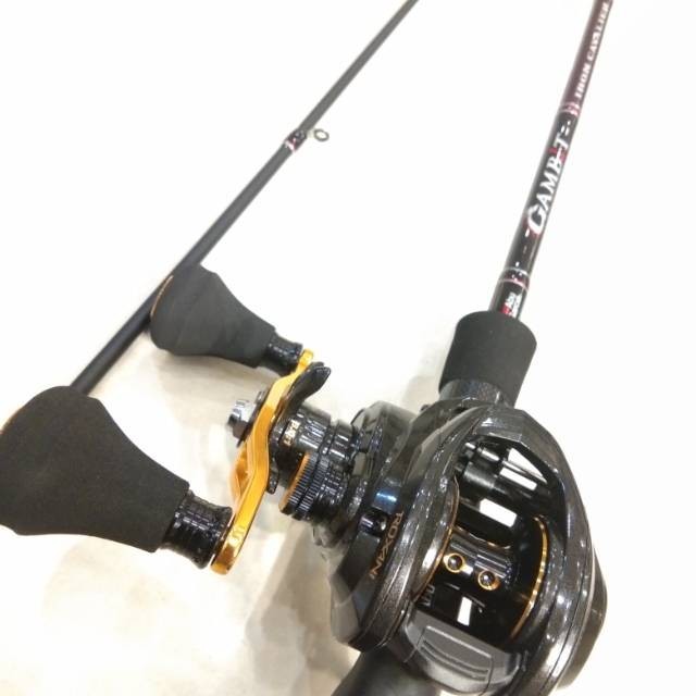 Paket Baitcasting Abu Garcia ROXANI POWERSHOOTER-L & Gambit Satu Set