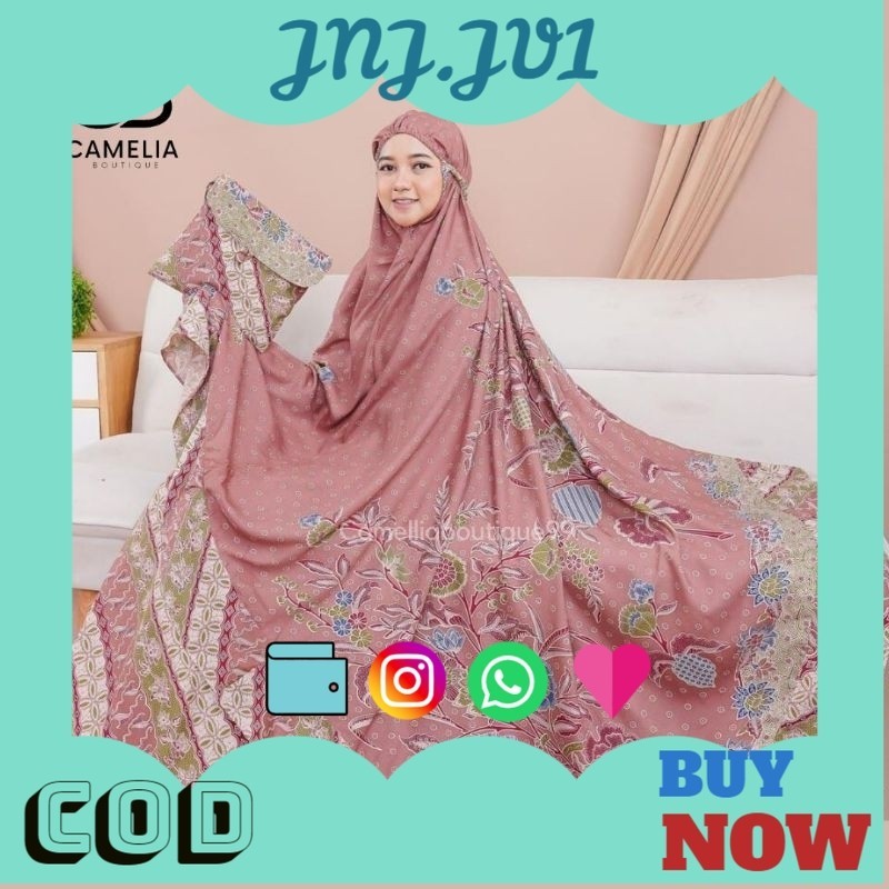 5.5 BIG SALE mukena IRIANA dewasa batik jumbo TERMURAH rayon berkualitas ecer grosir