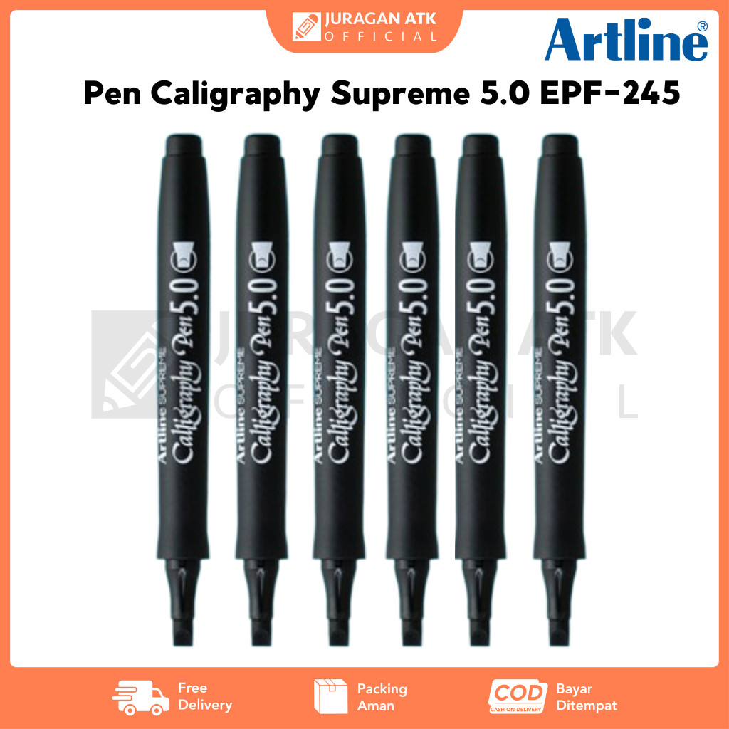 

Pen Caligraphy Artline Supreme 5.0 Black EPF-245 - 1 PCS