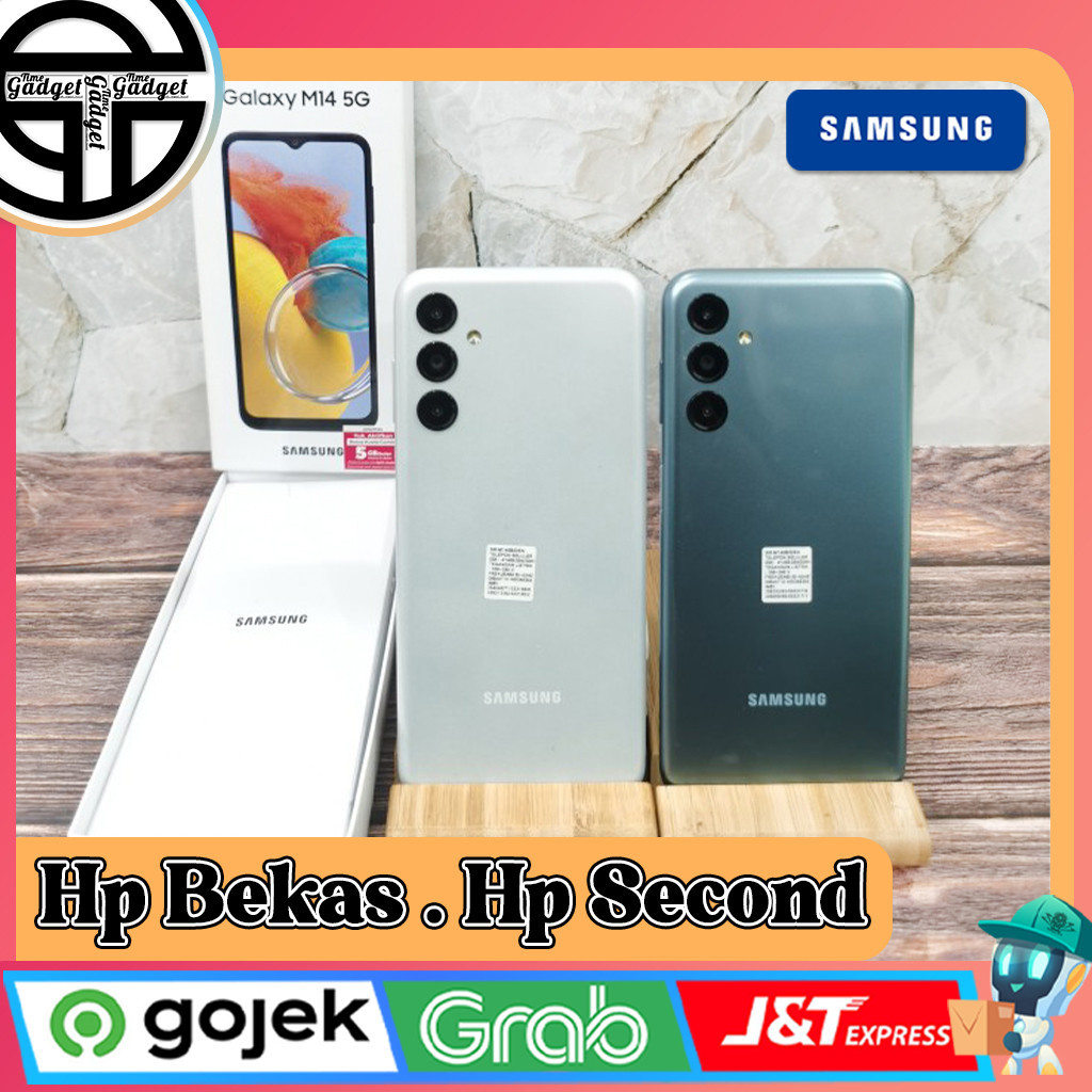 Samsung M14 5G Ram 4/64GB | Ram 4/128GB | Ram 6/128GB Second Original Resmi Indonesia