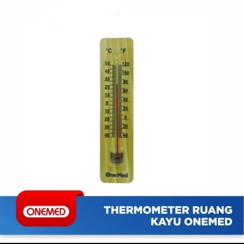 Thermometer ruang ruangan kayu alat pengukur suhu ruangan