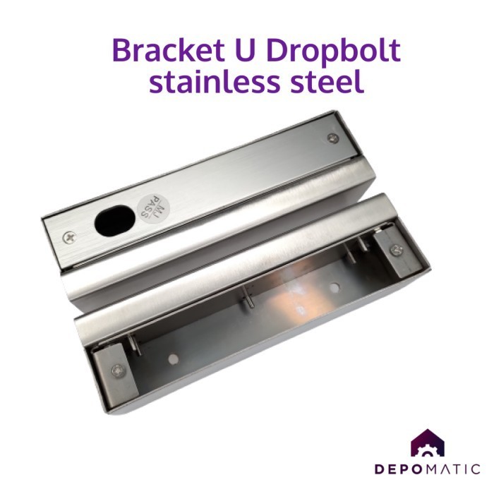 

Bracket Drop Bolt Kaca Frameless / Braket U Panjang Access Control