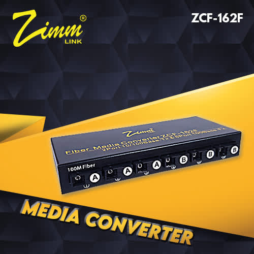 ZIMMLINK CONVERTER 10/100 ZCF-162F