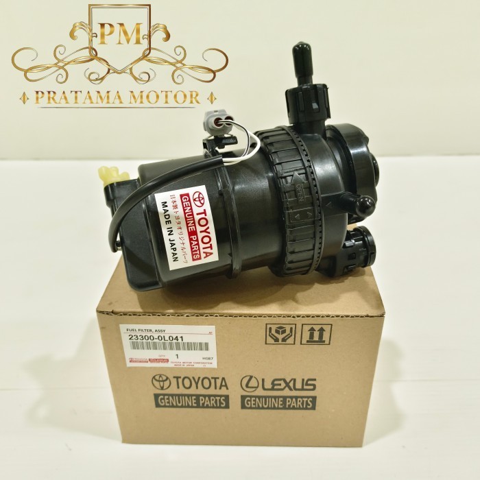 FUEL FILTER ASSY SOLAR TOYOTA HILUX VIGO / INNOVA DIESEL KOMPLIT ORI