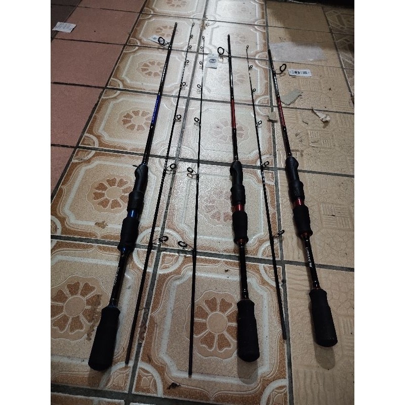 Joran carbon solid swan kaviar 120cm 135cm 150cm 165cm 180cm joran pancing carbon kuat