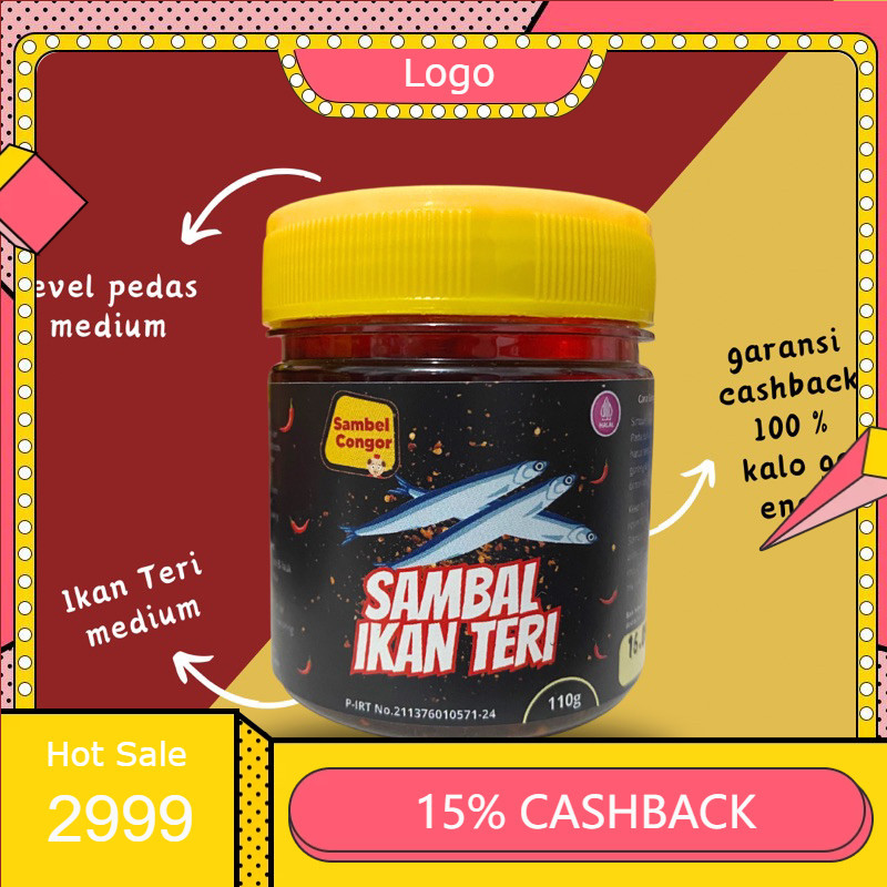 

Sambal Ikan Teri by sambel congor INSTAN TERMURAH