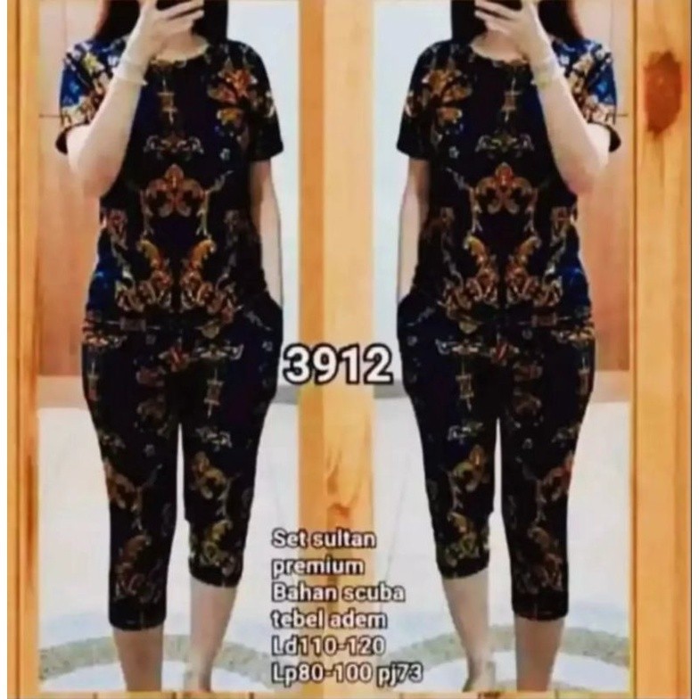 SETELAN  SULTAN PREMIUM BISA COD //Setelan  Motif Sultan / Setcel sultan elegant // SETCEL SULTAN TE