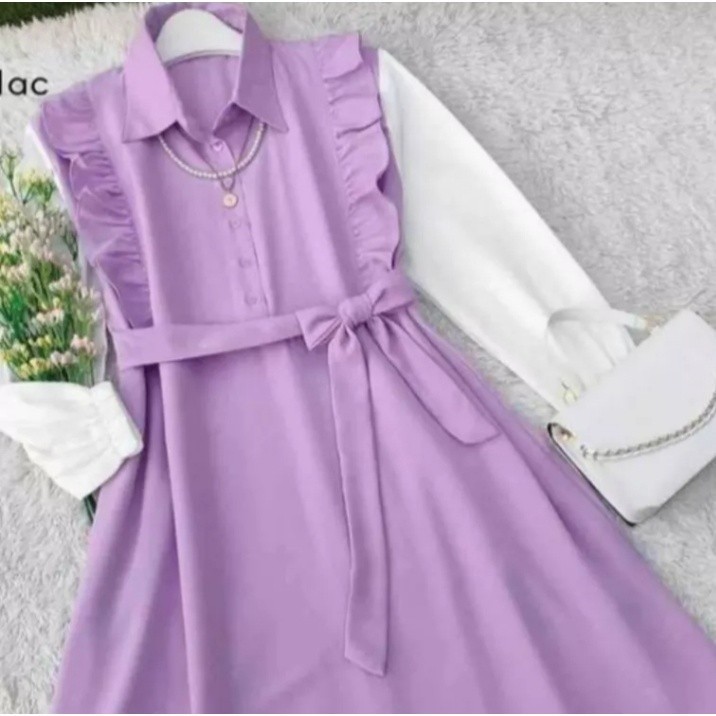 Baju Wanita Rena Tunik Ootd Ala Selebgram Tunik Wanita Terbaru Model Simple Elegan/ GAMIS MODEL BARU