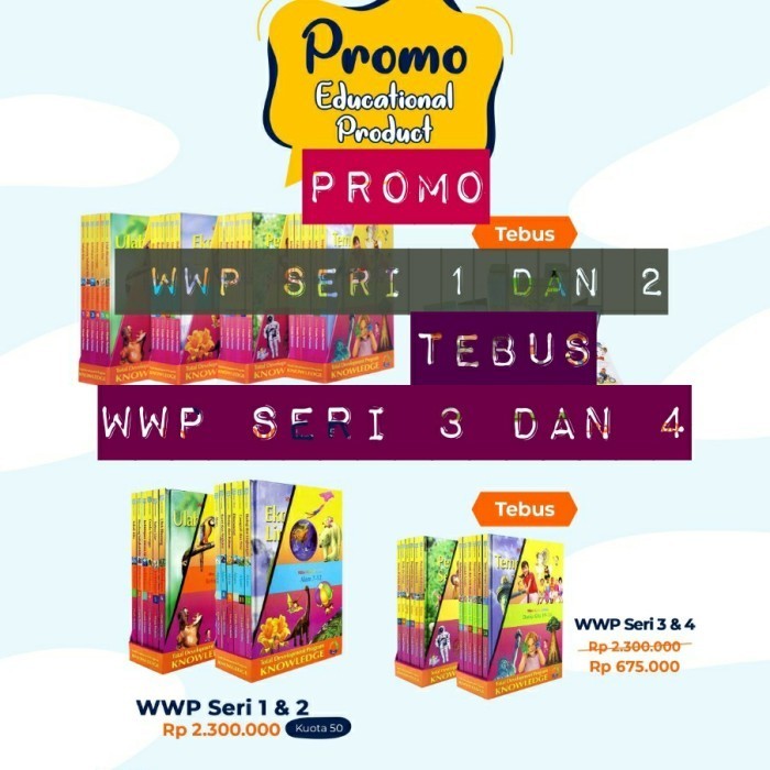 Terlaris ✨ -Promo Widya Wiyata Pertama - WWP seri 1 sd seri 4