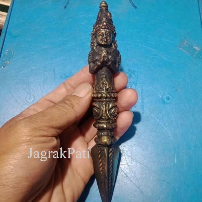 Paku Pasak Bumi Model Ratu Blorong Antik Bahan Kuningan Model Klasik JP14522