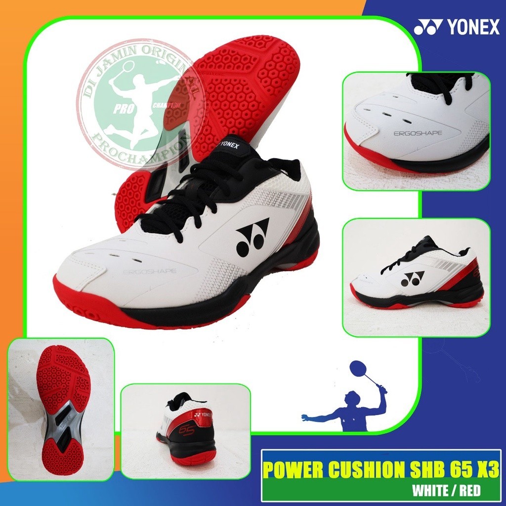 Yonex Shb 65 X3 Sepatu Badminton Original