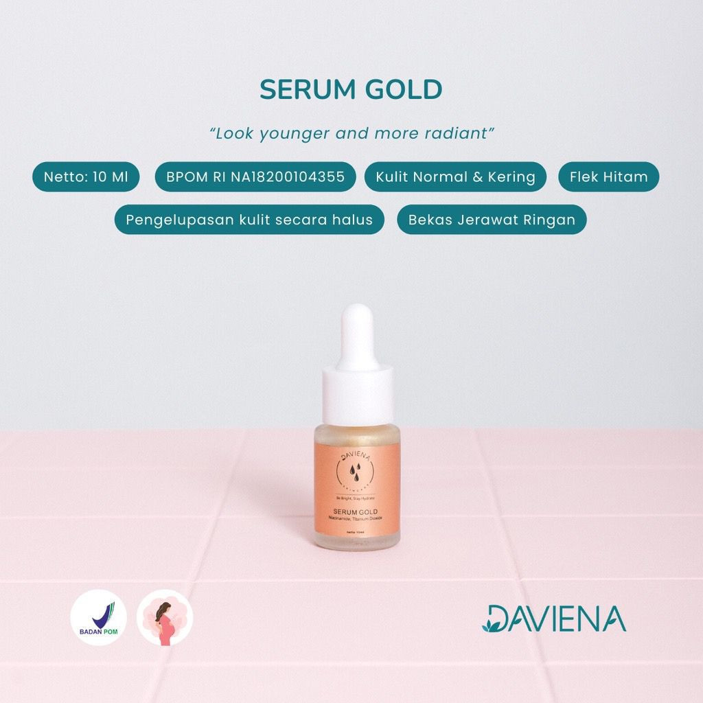 Daviena Official - Serum Gold Daviena Skincare Daviena Skincare