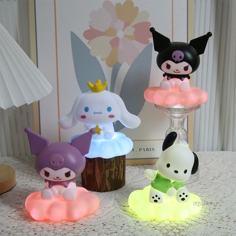 

COD⭐⭐Sanrio Lampu Tidur Malam Awan Karakter Kuromi Cinnamoroll Lampu LED Dekorasi Kamar Mainan Anak-anak Hadiah Anak / Topper Sanrio Cake Besar Lampu