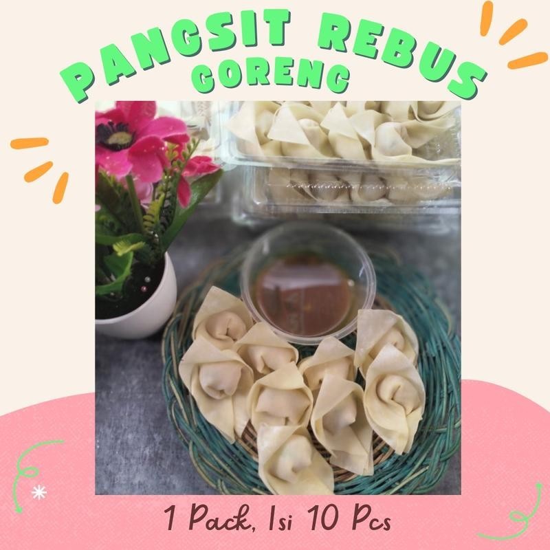 

Pangsit rebus goreng (Kemasan Vaccum) -Isi 10pcs