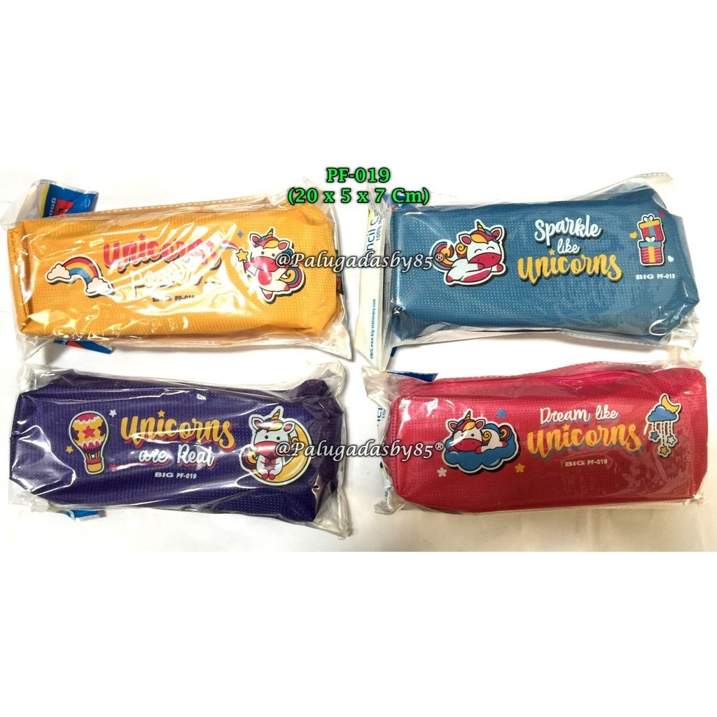 

(1 Biji) Tempat Pensil BIG PF-019 Unicorns 20 x 5 x 7 Cm Bisa Pilih Motif / Kotak Tempat Pensil Case BIG PF-019 / Tempat Pensil Resleting Kain / Kotak Pensil Case / BIG PF 019 / BIG PF019